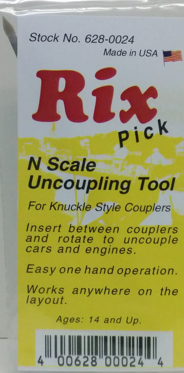 RIX PRODUCTS N Scale UNCOUPLING TOOL NEW 628-0024 Rix Pix 